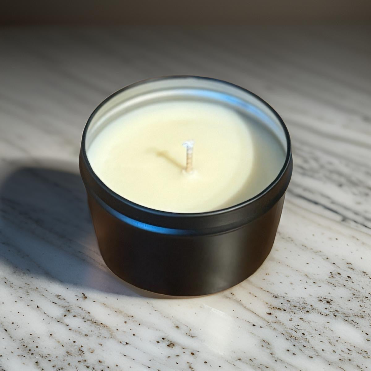 Massage candle soy wax with peach kernel and jojoba oil